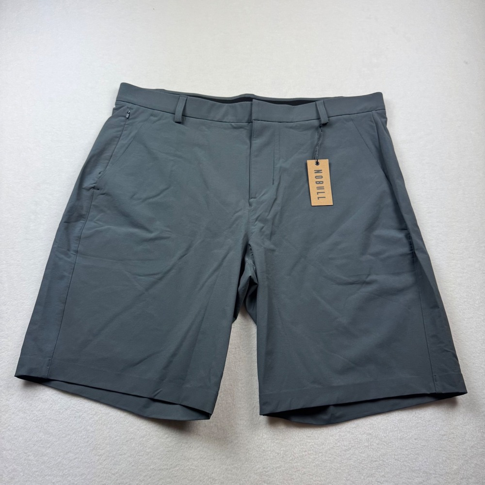 NOBULL Golf Shorts Mens 38 Dark Gray 10" Inseam Stretch Performance Athletic NWT